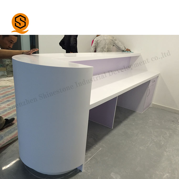 办公桌白色接待台