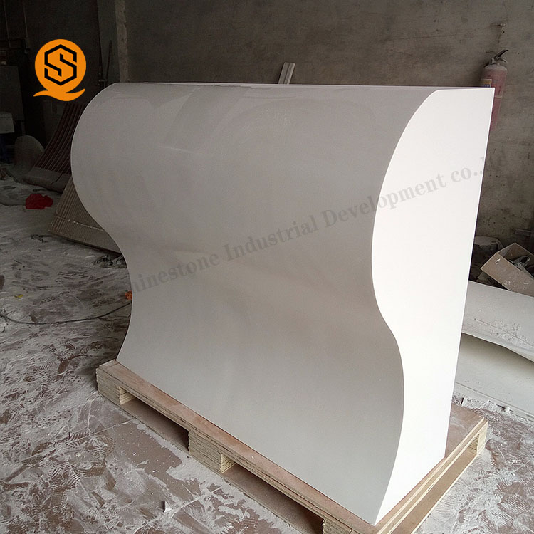 工厂定制人造石接待台